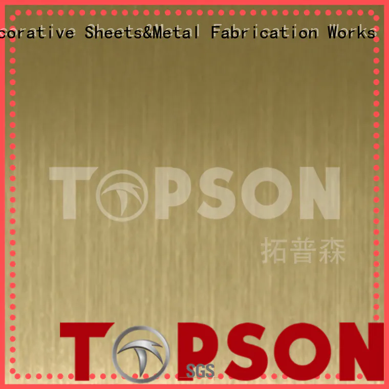 Topson sheetmirror stainless steel material effectively for kitchen