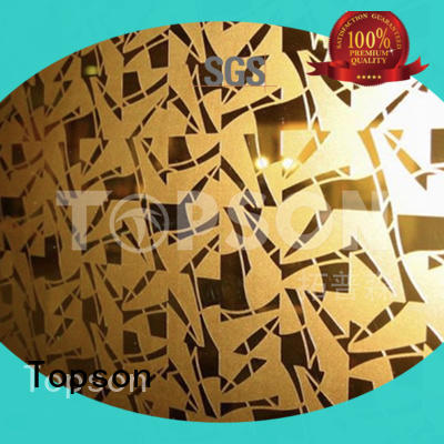 vibration stainless steel sheets for sale effectively for interior wall decoration Topson