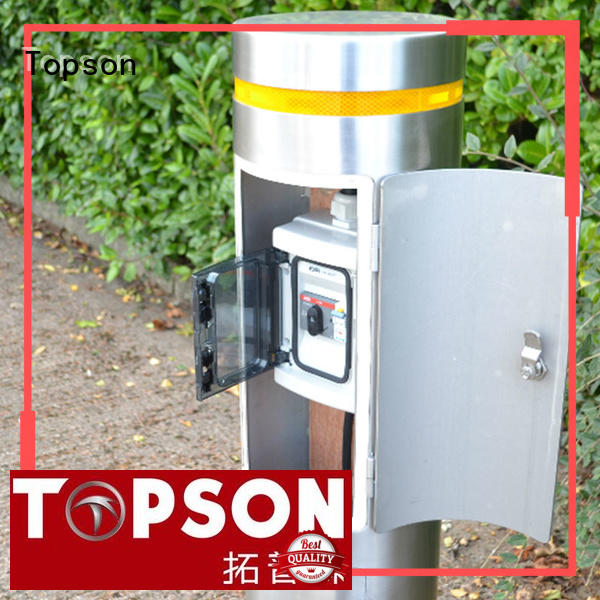 Topson durable removable metal bollards pipe for room