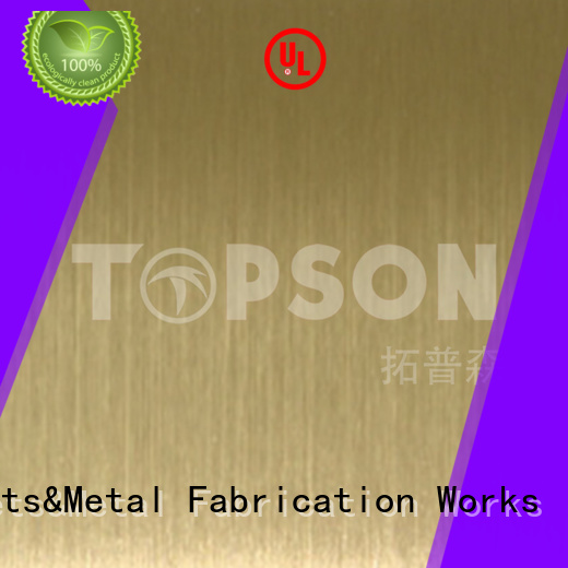 Topson steel brushed stainless steel finish solutions for furniture