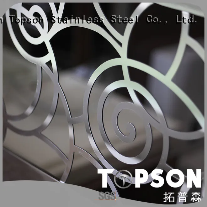 Topson stainless steel stair railing cost for business for office