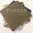 Topson antifingerprint stainless steel embossed plate for vanity cabinet decoration