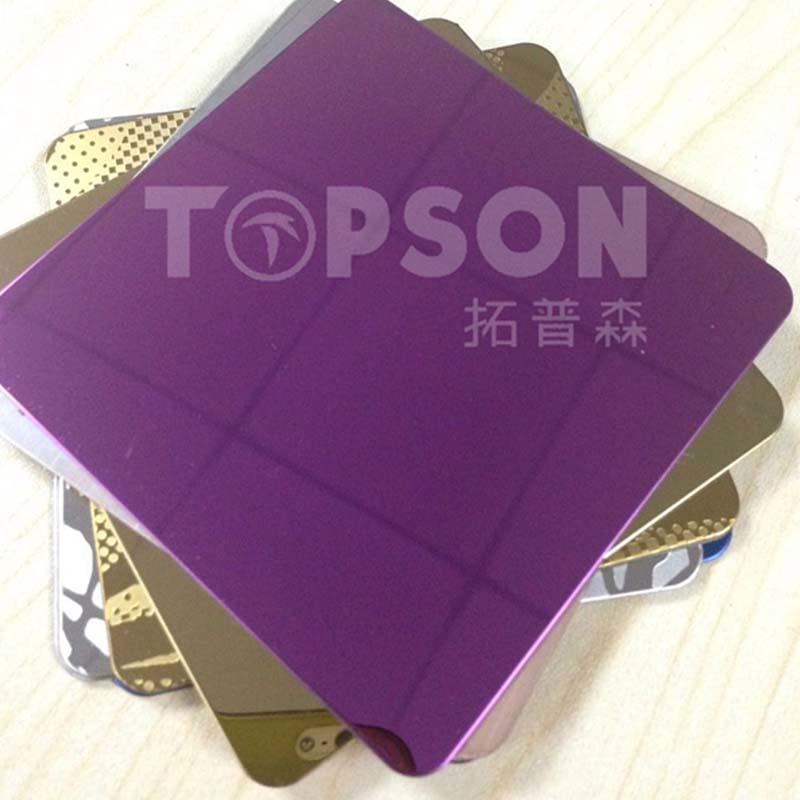 material mirror stainless steel sheet suppliers etching for furniture Topson