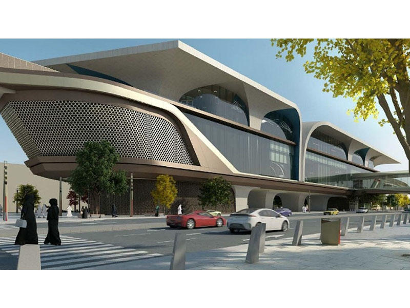 architectural metal fabrication of Qatar University and Lusail Station