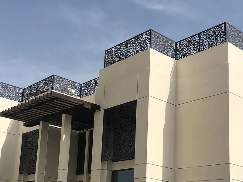 Custom Metal Fabrication of Intercontinental Hotel & Resort Doha