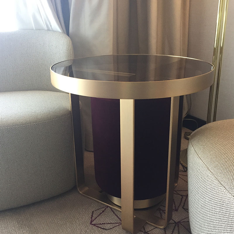 Topson cabinetstainless metal outdoor sofa table manufacturers for hotel lobby decoration-1