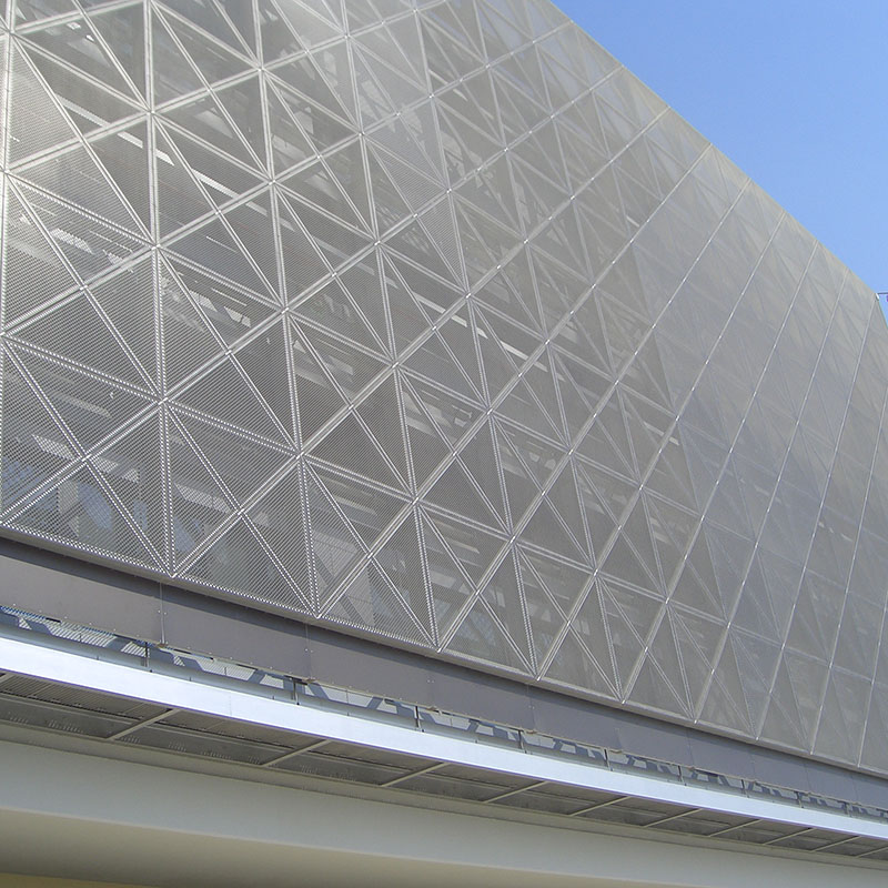 elegant perforated mesh screen external manufacturer for landscape architecture-1