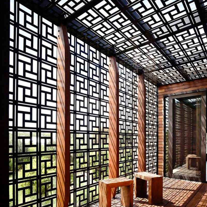 good design mashrabiya for sale steel in china for exterior decoration-2