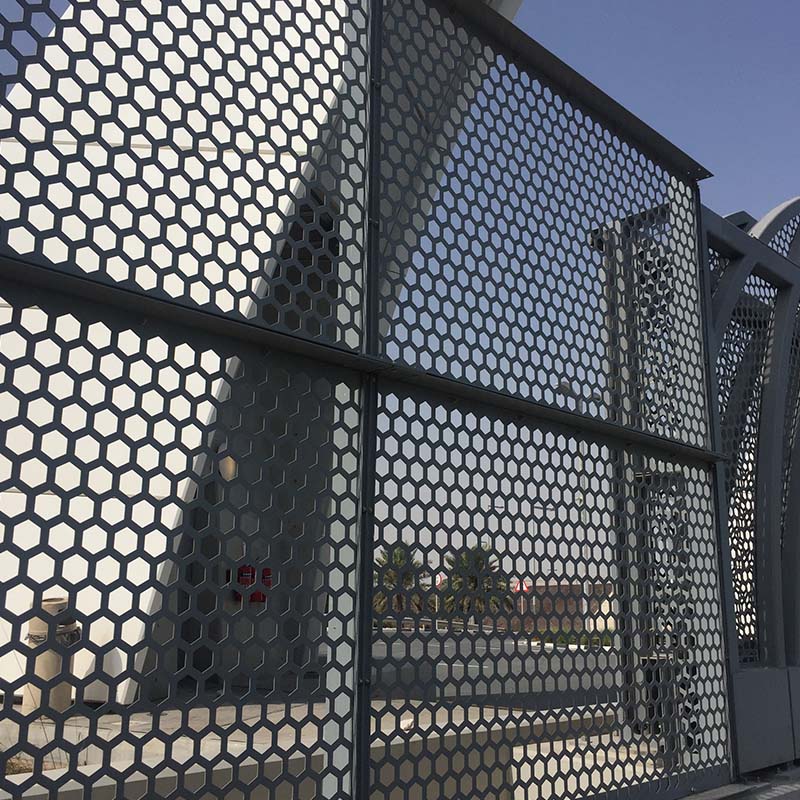 Topson stable perforated metal screen panels from china for curtail wall-1