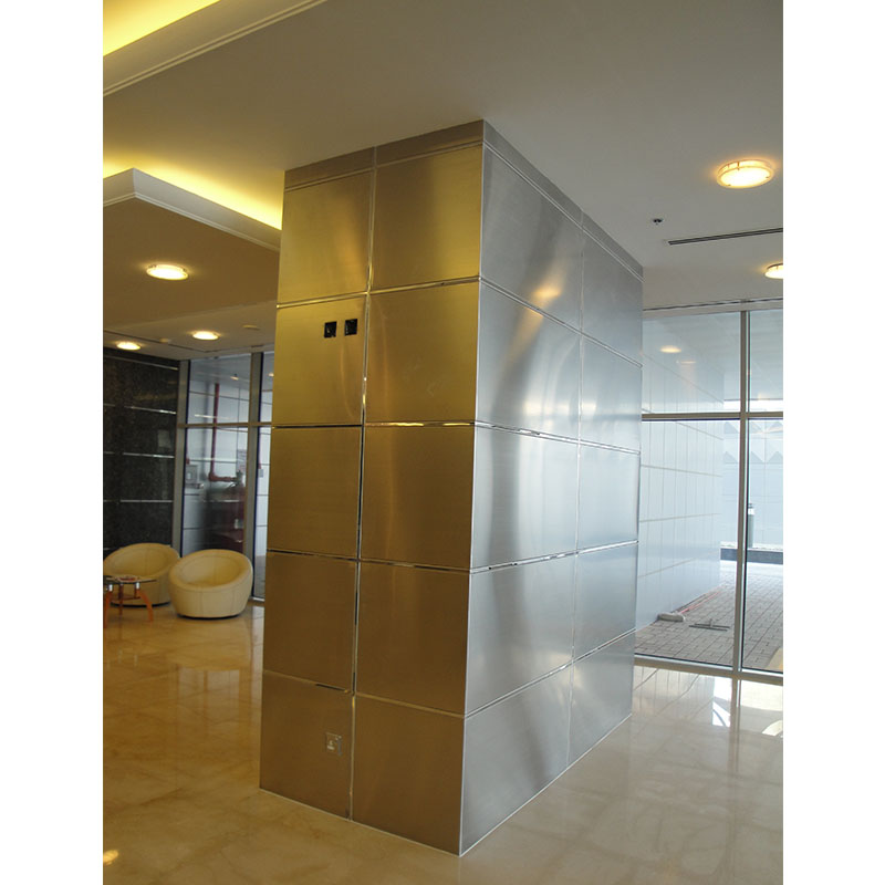 news-cost-effective stainless steel wall cladding column in different color for elevator-Topson-img