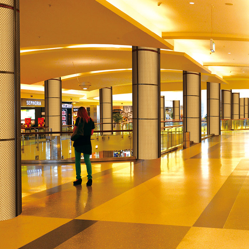 interior column cladding