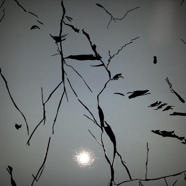 Top mirror polished stainless steel sheet etching for vanity cabinet decoration-5