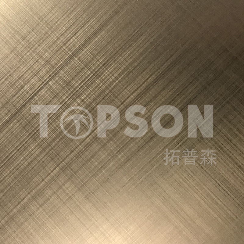 CROSS HAIRLINE Stainless Steel Sheet