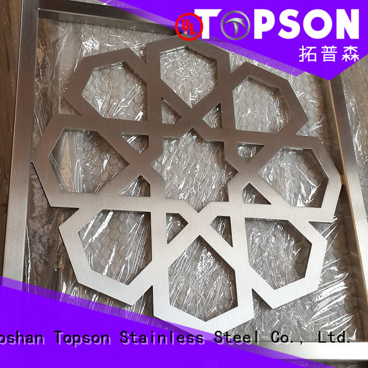 steel outdoor metal garden screens for exterior decoration Topson