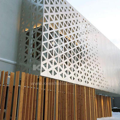 special design perforated metal screens suppliers improvement for exterior decoration Topson