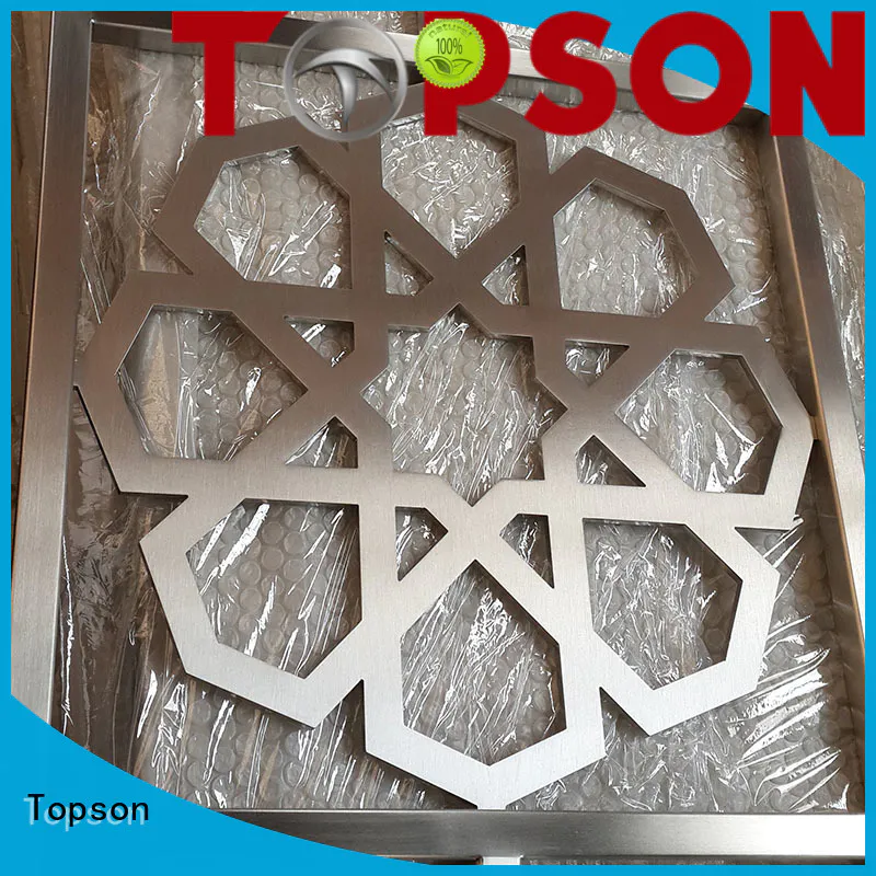 Topson great practicality decorative metal screen shop now for building faced