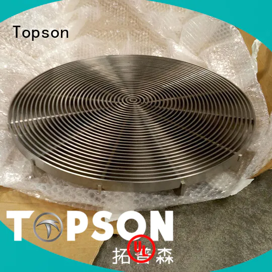 Topson stainless steel floor grating certifications for office