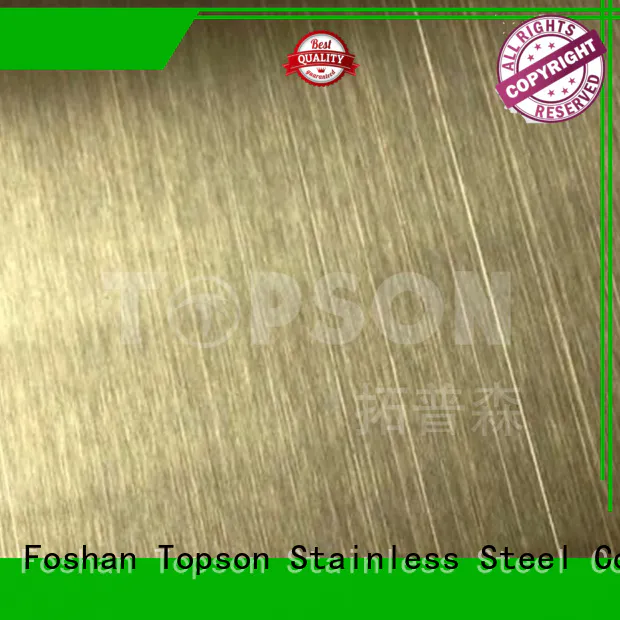 Topson durable stainless steel sheets for sale calibration for elevator for escalator decoration