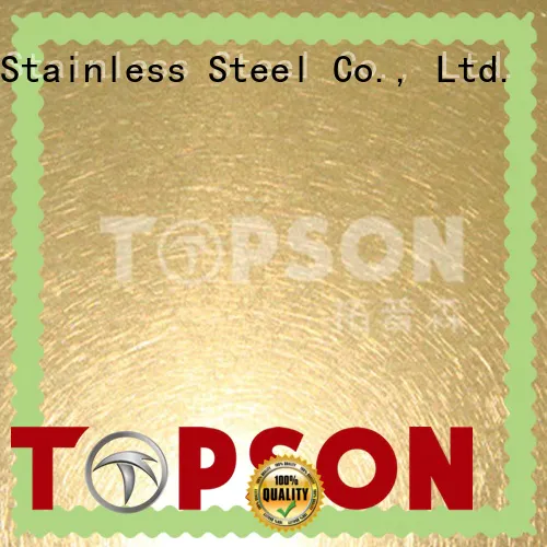 Topson metal stainless steel sheet prices effectively for interior wall decoration