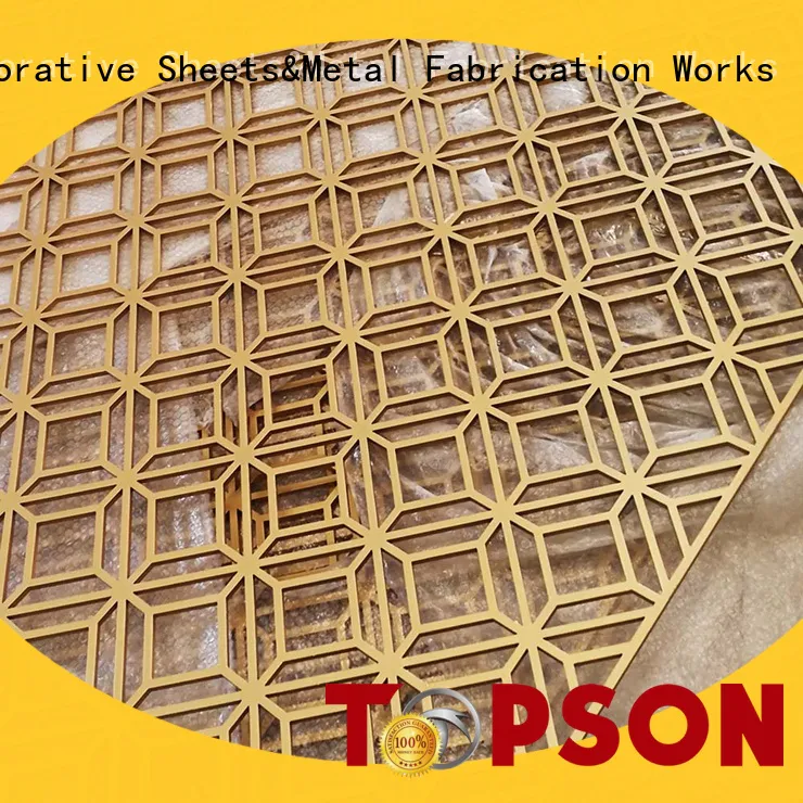 Topson steel perforated metal screens suppliers Suppliers for landscape architecture