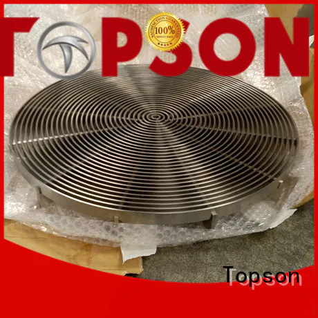 Topson elegant stainless steel grating research for apartment