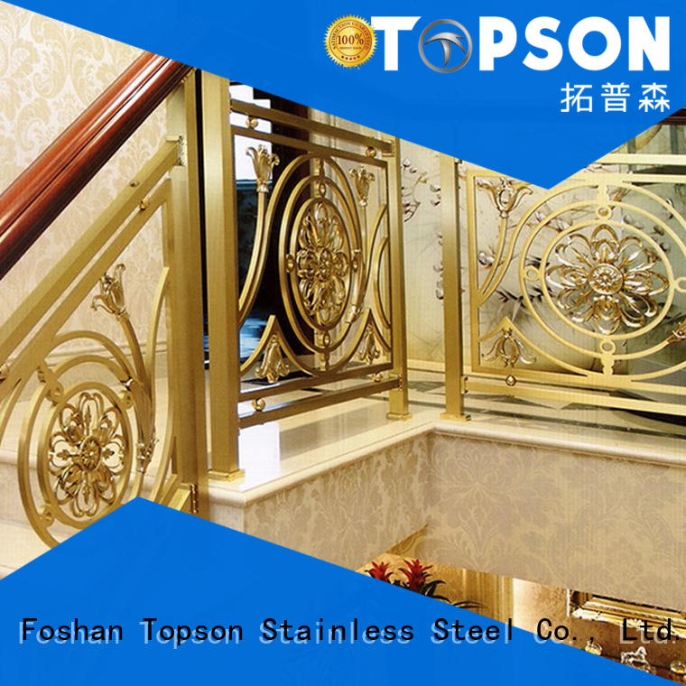 Topson elegant stainless steel deck railing constant for apartment