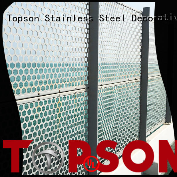 metal screen meshperforated for landscape architecture Topson