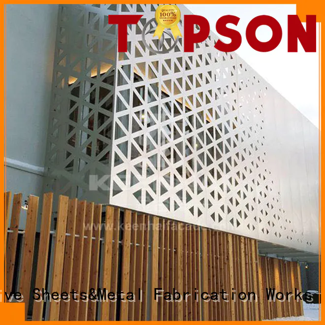 Topson good design perforated metal screen marketing for building faced