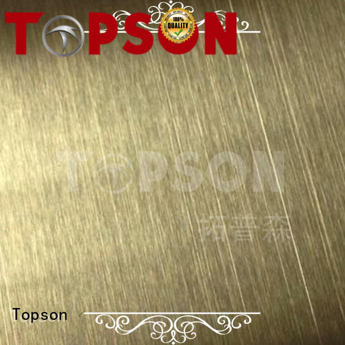 Topson cross brushed stainless steel finish calibration for kitchen
