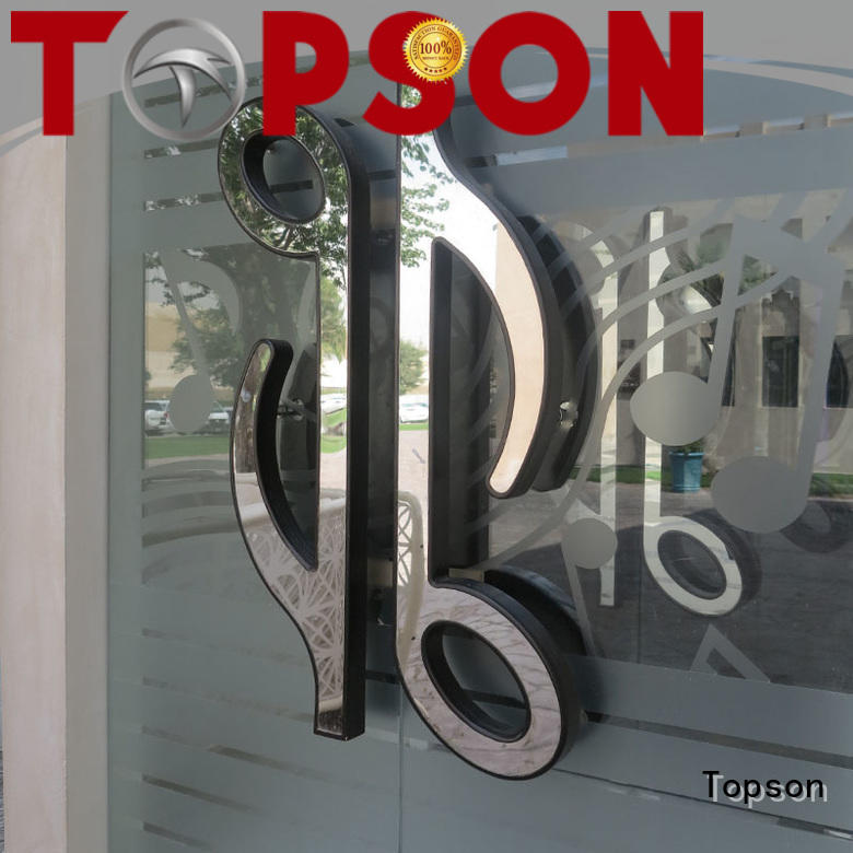 Topson stainless stainless steel door application for outdoor