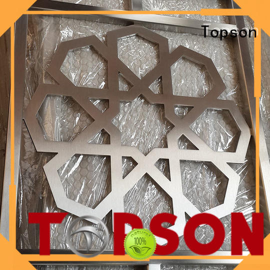 Topson partitionmetal stainless steel screens suppliers for exterior decoration