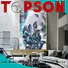 Topson worksglass glass furniture for manufacturer for TV wall