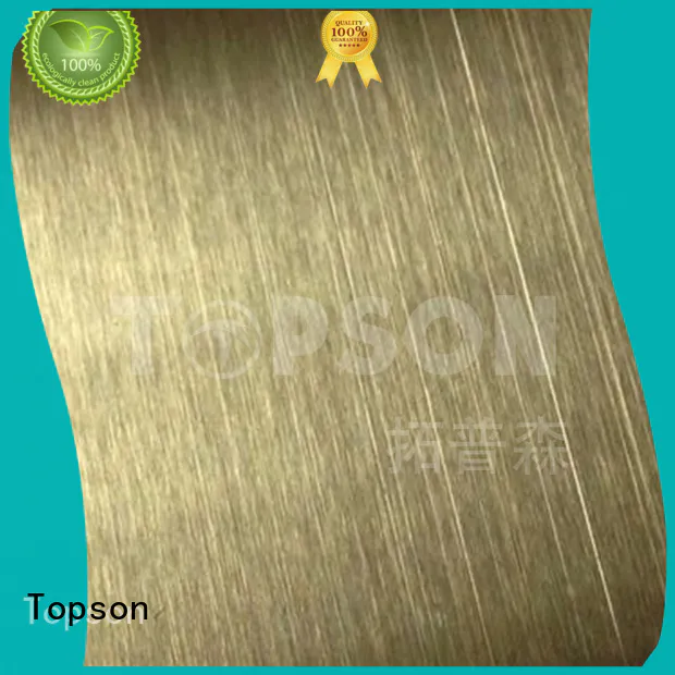 Top stainless steel sheet metal brushed company for interior wall decoration