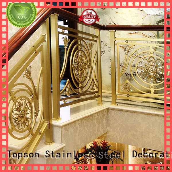 Topson staircase stainless steel stair handrail for mall