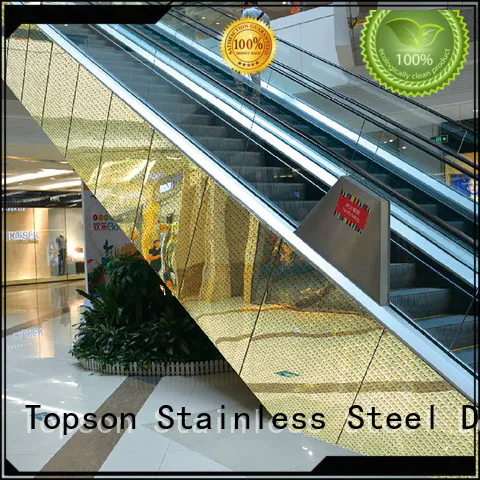 Topson wall stainless wall cladding in china for lift