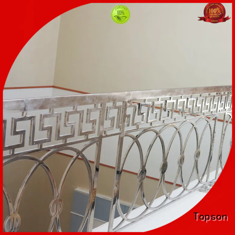 Topson curved stainless steel cable handrail for apartment