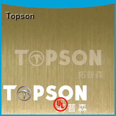 Topson mirror stainless steel sheet Supply for elevator for escalator decoration
