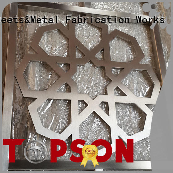 Topson internal aluminium decorative screens manufacturer for building faced
