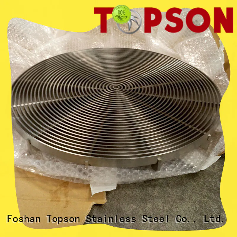 Topson contemporary stainless steel grating management for office