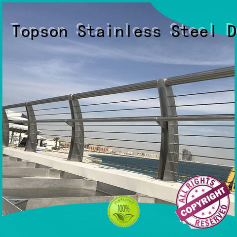 Topson popular stainless balcony railings management for building