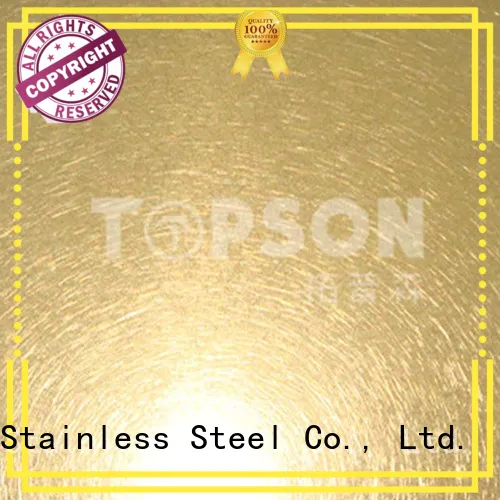 Topson decorative stainless sheet metal Suppliers for interior wall decoration