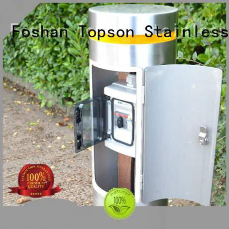 Topson high-tech stainless steel bollards management for apartment