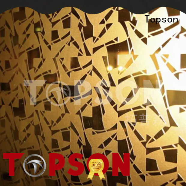 Topson stable stainless steel sheet metal prices security for handrail
