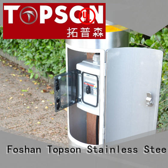 Topson stainless parking bollards for business for tower