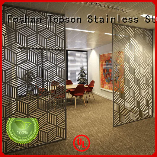 Topson elegant decorative metal mesh screen manufacturers for curtail wall