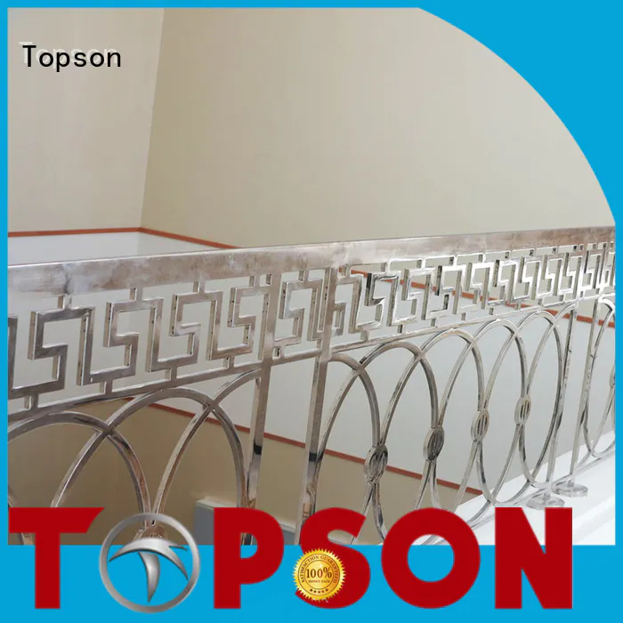 Topson high-tech stainless steel guardrail systems factory for building