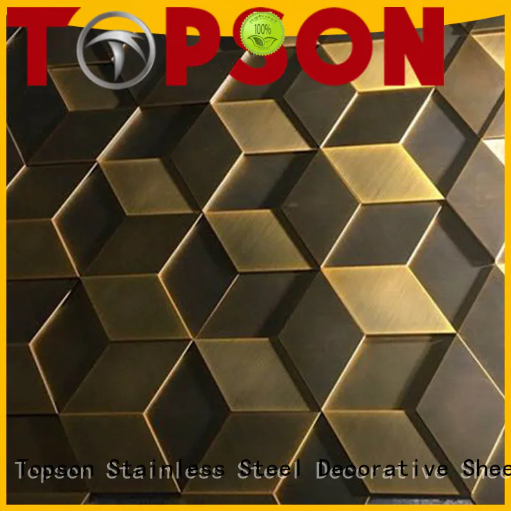 Topson fashion design stainless steel cladding suppliers Supply for shopping mall