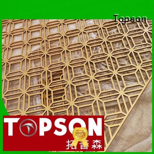 Topson special design outdoor metal screens from china for curtail wall