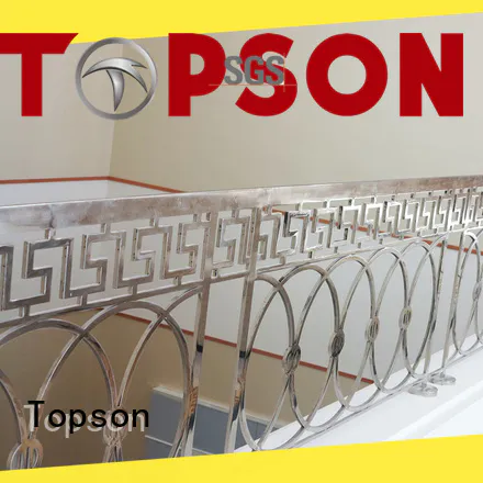 Topson balcony stainless steel balcony railing research for tower