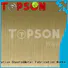Topson Custom mirror stainless steel sheet for elevator for escalator decoration